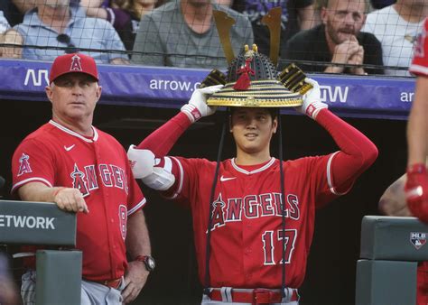 Ohtani hits MLB-best 25th homer, goes back-to-back with Trout, but Díaz rallies Rockies past Angels